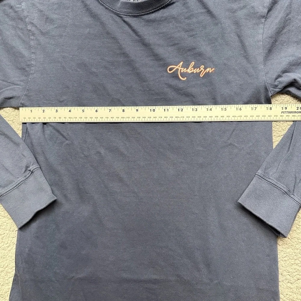 Pressbox by Royce Auburn University Tigers Womens Small Blue L/S Cotton T-Shirt